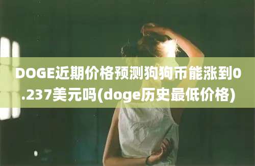 DOGE近期价格预测狗狗币能涨到0.237美元吗(doge历史最低价格)