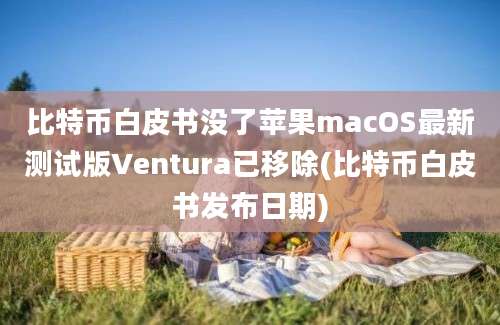 比特币白皮书没了苹果macOS最新测试版Ventura已移除(比特币白皮书发布日期)