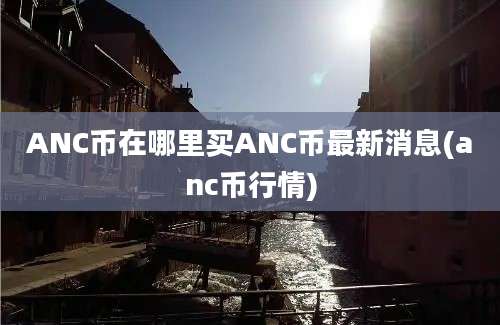 ANC币在哪里买ANC币最新消息(anc币行情)