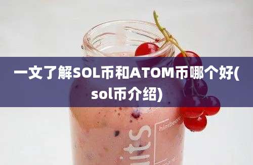 一文了解SOL币和ATOM币哪个好(sol币介绍)