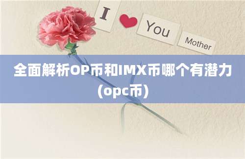 全面解析OP币和IMX币哪个有潜力(opc币)