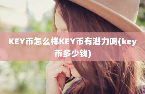 KEY币怎么样KEY币有潜力吗(key币多少钱)