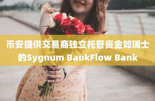 币安提供交易商独立托管资金如瑞士的Sygnum BankFlow Bank