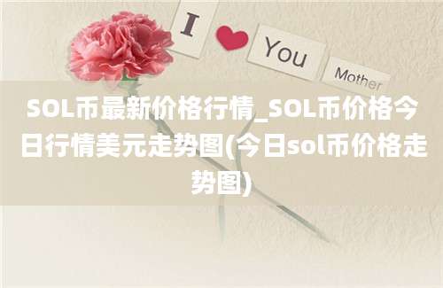 SOL币最新价格行情_SOL币价格今日行情美元走势图(今日sol币价格走势图)