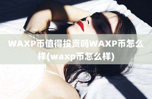 WAXP币值得投资吗WAXP币怎么样(waxp币怎么样)