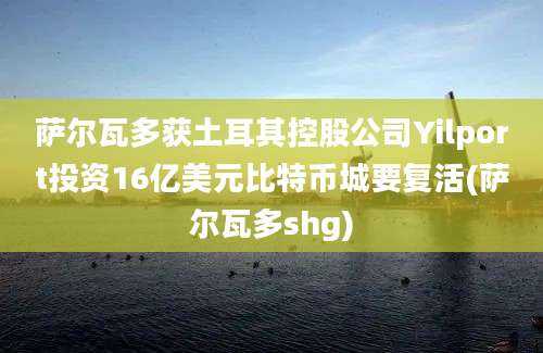 萨尔瓦多获土耳其控股公司Yilport投资16亿美元比特币城要复活(萨尔瓦多shg)