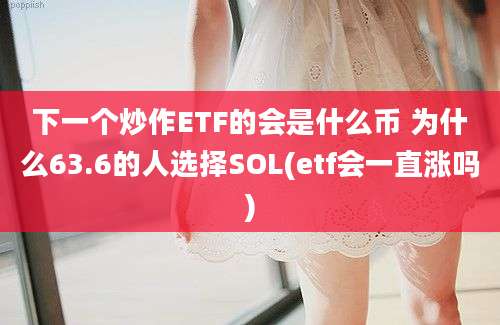 下一个炒作ETF的会是什么币 为什么63.6的人选择SOL(etf会一直涨吗)