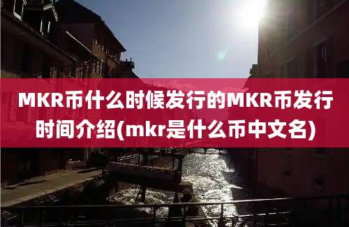 MKR币什么时候发行的MKR币发行时间介绍(mkr是什么币中文名)