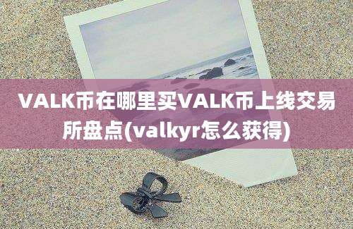 VALK币在哪里买VALK币上线交易所盘点(valkyr怎么获得)