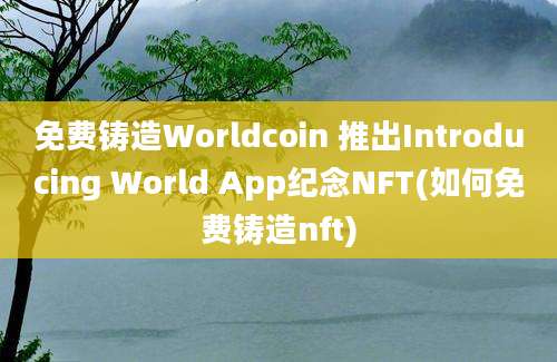 免费铸造Worldcoin 推出Introducing World App纪念NFT(如何免费铸造nft)