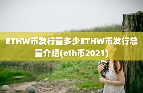 ETHW币发行量多少ETHW币发行总量介绍(eth币2021)