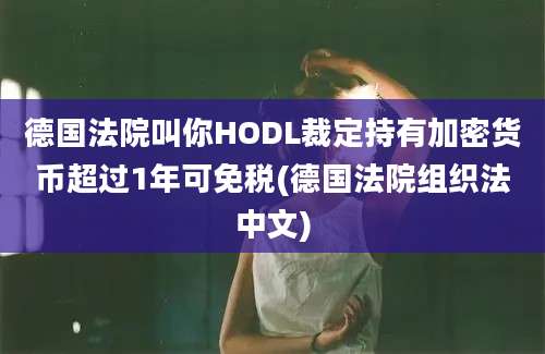 德国法院叫你HODL裁定持有加密货币超过1年可免税(德国法院组织法中文)