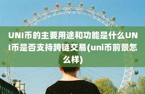 UNI币的主要用途和功能是什么UNI币是否支持跨链交易(uni币前景怎么样)