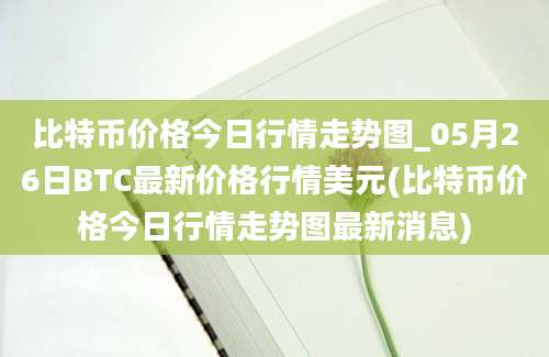 比特币价格今日行情走势图_05月26日BTC最新价格行情美元(比特币价格今日行情走势图最新消息)