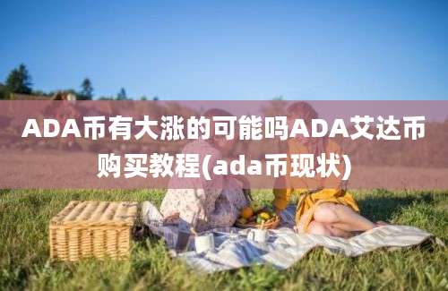 ADA币有大涨的可能吗ADA艾达币购买教程(ada币现状)