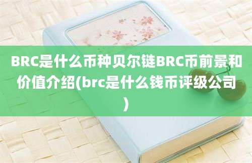 BRC是什么币种贝尔链BRC币前景和价值介绍(brc是什么钱币评级公司)