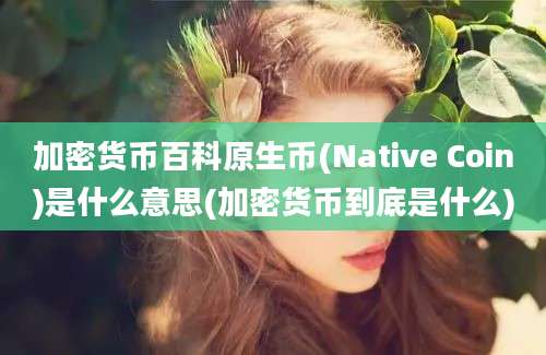 加密货币百科原生币(Native Coin)是什么意思(加密货币到底是什么)