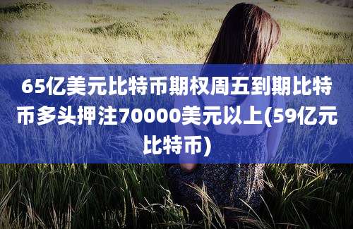 65亿美元比特币期权周五到期比特币多头押注70000美元以上(59亿元比特币)