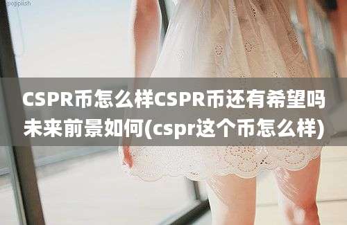 CSPR币怎么样CSPR币还有希望吗未来前景如何(cspr这个币怎么样)