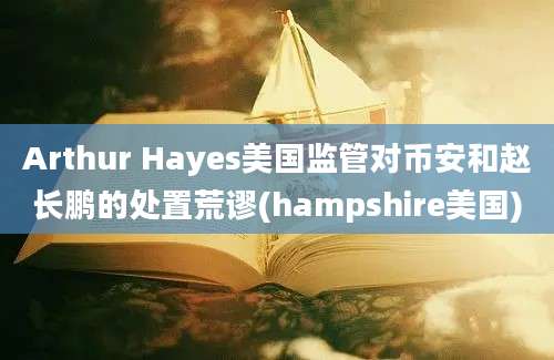 Arthur Hayes美国监管对币安和赵长鹏的处置荒谬(hampshire美国)