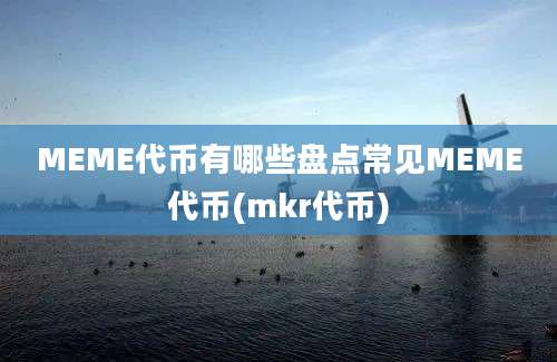 MEME代币有哪些盘点常见MEME代币(mkr代币)