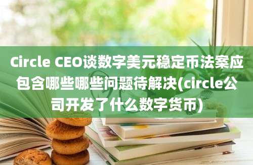 Circle CEO谈数字美元稳定币法案应包含哪些哪些问题待解决(circle公司开发了什么数字货币)