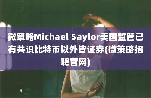 微策略Michael Saylor美国监管已有共识比特币以外皆证券(微策略招聘官网)