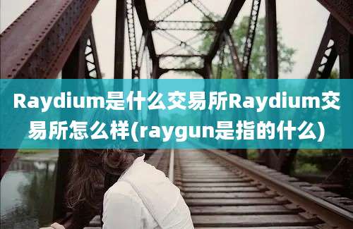 Raydium是什么交易所Raydium交易所怎么样(raygun是指的什么)