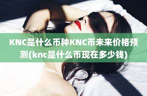 KNC是什么币种KNC币未来价格预测(knc是什么币现在多少钱)