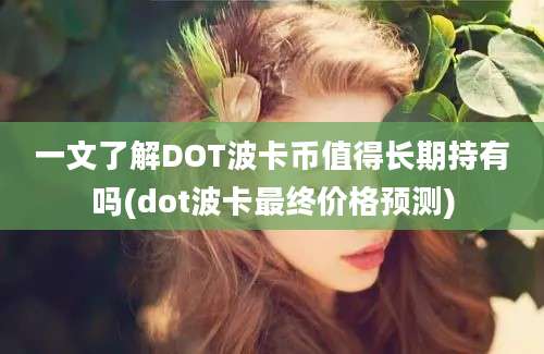 一文了解DOT波卡币值得长期持有吗(dot波卡最终价格预测)