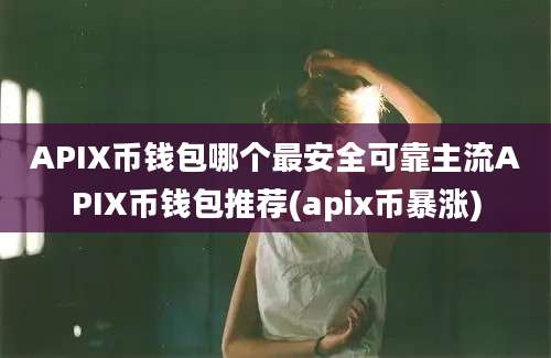 APIX币钱包哪个最安全可靠主流APIX币钱包推荐(apix币暴涨)