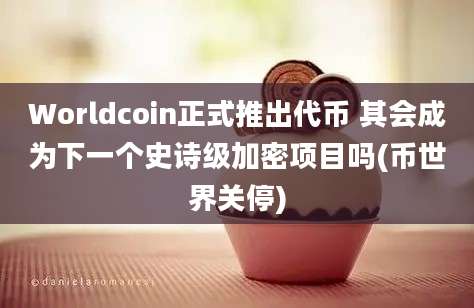 Worldcoin正式推出代币 其会成为下一个史诗级加密项目吗(币世界关停)