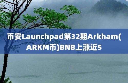 币安Launchpad第32期Arkham(ARKM币)BNB上涨近5