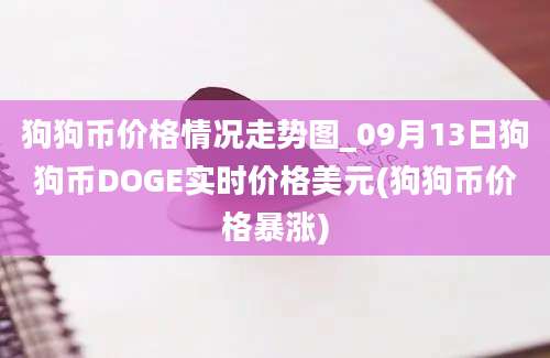 狗狗币价格情况走势图_09月13日狗狗币DOGE实时价格美元(狗狗币价格暴涨)