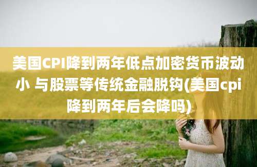 美国CPI降到两年低点加密货币波动小 与股票等传统金融脱钩(美国cpi降到两年后会降吗)