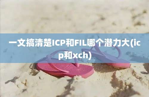 一文搞清楚ICP和FIL哪个潜力大(icp和xch)