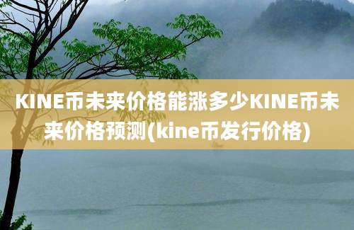 KINE币未来价格能涨多少KINE币未来价格预测(kine币发行价格)