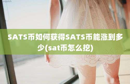 SATS币如何获得SATS币能涨到多少(sat币怎么挖)