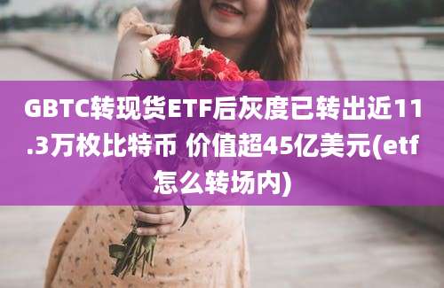 GBTC转现货ETF后灰度已转出近11.3万枚比特币 价值超45亿美元(etf怎么转场内)