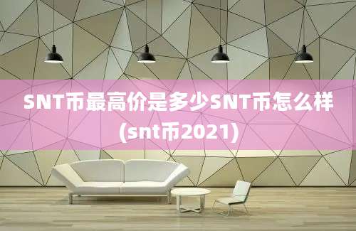 SNT币最高价是多少SNT币怎么样(snt币2021)