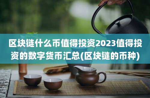 区块链什么币值得投资2023值得投资的数字货币汇总(区块链的币种)