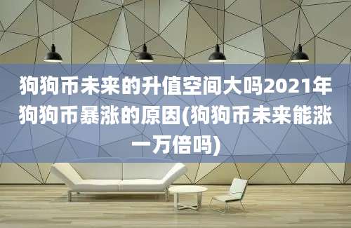 狗狗币未来的升值空间大吗2021年狗狗币暴涨的原因(狗狗币未来能涨一万倍吗)