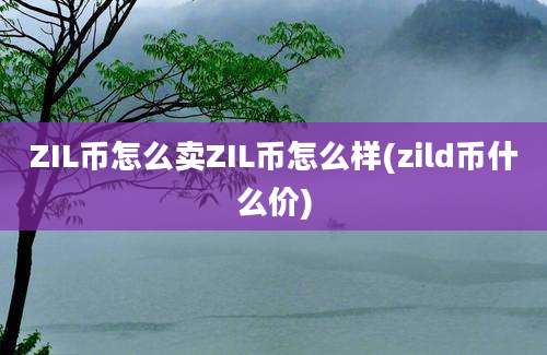 ZIL币怎么卖ZIL币怎么样(zild币什么价)