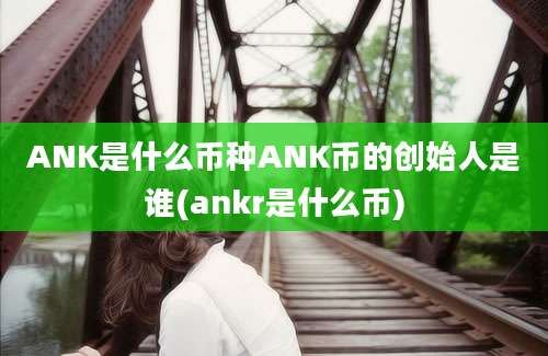 ANK是什么币种ANK币的创始人是谁(ankr是什么币)