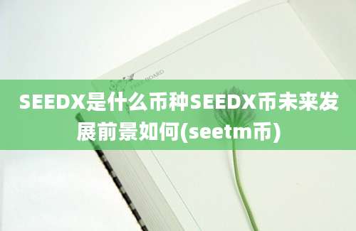 SEEDX是什么币种SEEDX币未来发展前景如何(seetm币)