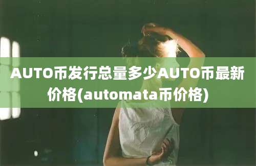 AUTO币发行总量多少AUTO币最新价格(automata币价格)