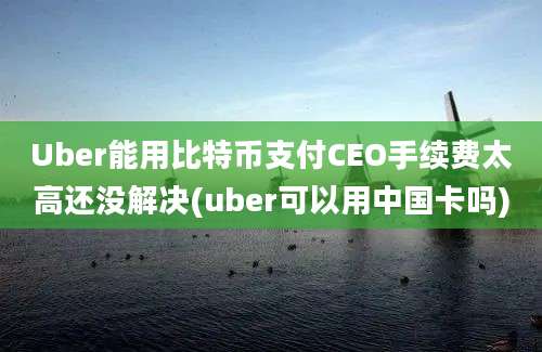 Uber能用比特币支付CEO手续费太高还没解决(uber可以用中国卡吗)