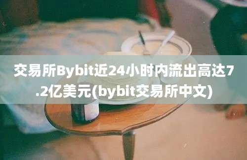 交易所Bybit近24小时内流出高达7.2亿美元(bybit交易所中文)