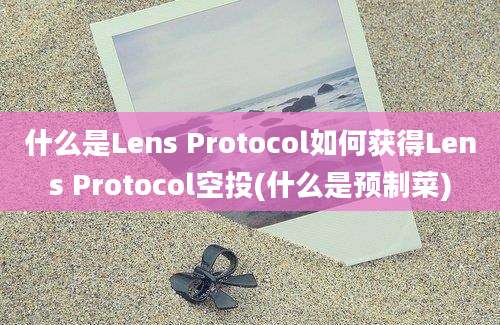 什么是Lens Protocol如何获得Lens Protocol空投(什么是预制菜)