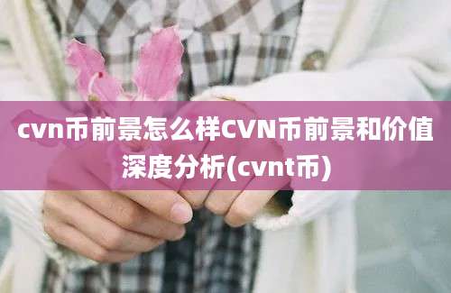 cvn币前景怎么样CVN币前景和价值深度分析(cvnt币)